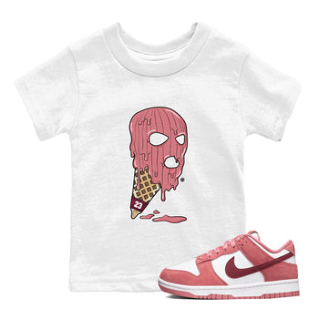 Dunk Low Valentines Day shirt to match jordans Ice Cream Mask special sneaker matching tees Dunk Valentines Day 2024 SNRT sneaker tees Baby Toddler White 1 T-Shirt
