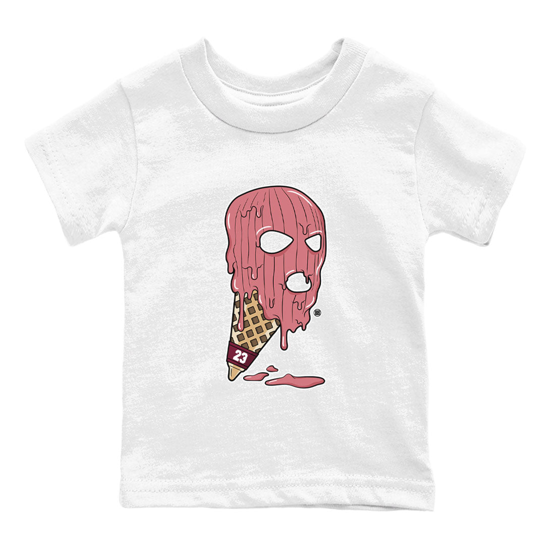Dunk Low Valentines Day shirt to match jordans Ice Cream Mask special sneaker matching tees Dunk Valentines Day 2024 SNRT sneaker tees Baby Toddler White 2 T-Shirt