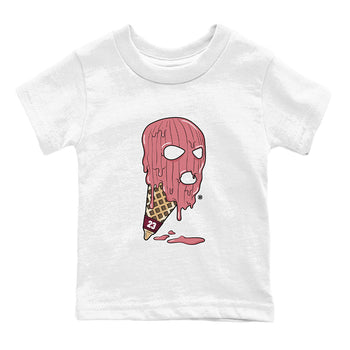 Dunk Low Valentines Day shirt to match jordans Ice Cream Mask special sneaker matching tees Dunk Valentines Day 2024 SNRT sneaker tees Baby Toddler White 2 T-Shirt