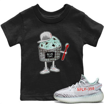 Yeezy 350 Blue Tint Sneaker Match Tees Ice Cream Swag Sneaker Tees Yeezy 350 Blue Tint Sneaker Release Tees Kids Shirts