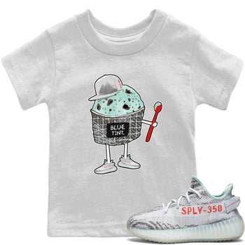 Yeezy 350 Blue Tint Sneaker Match Tees Ice Cream Swag Sneaker Tees Yeezy 350 Blue Tint Sneaker Release Tees Kids Shirts