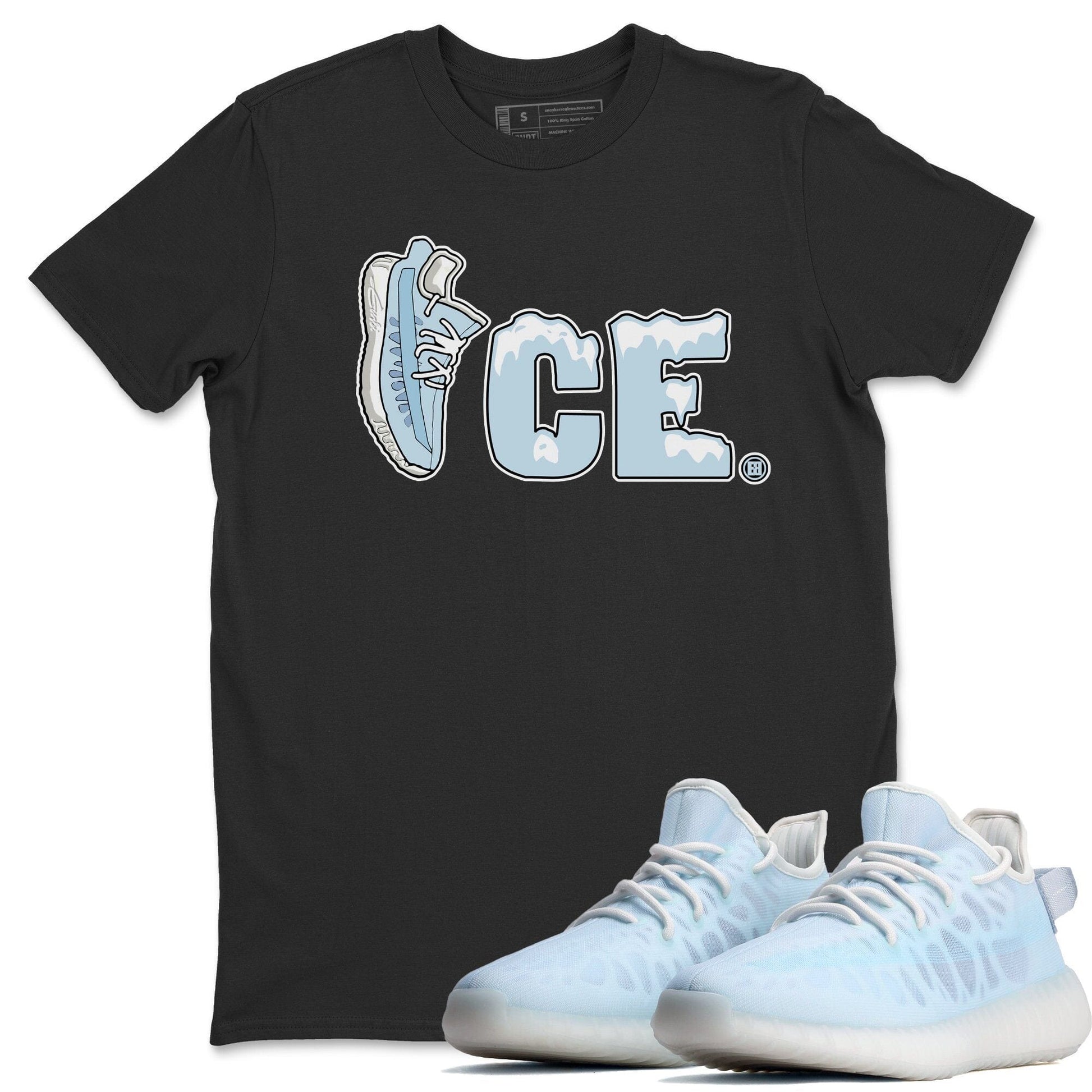 Yeezy 350 Mono Ice Sneaker Match Tees Ice Sneaker Tees Yeezy 350 Mono Ice Sneaker Release Tees Unisex Shirts