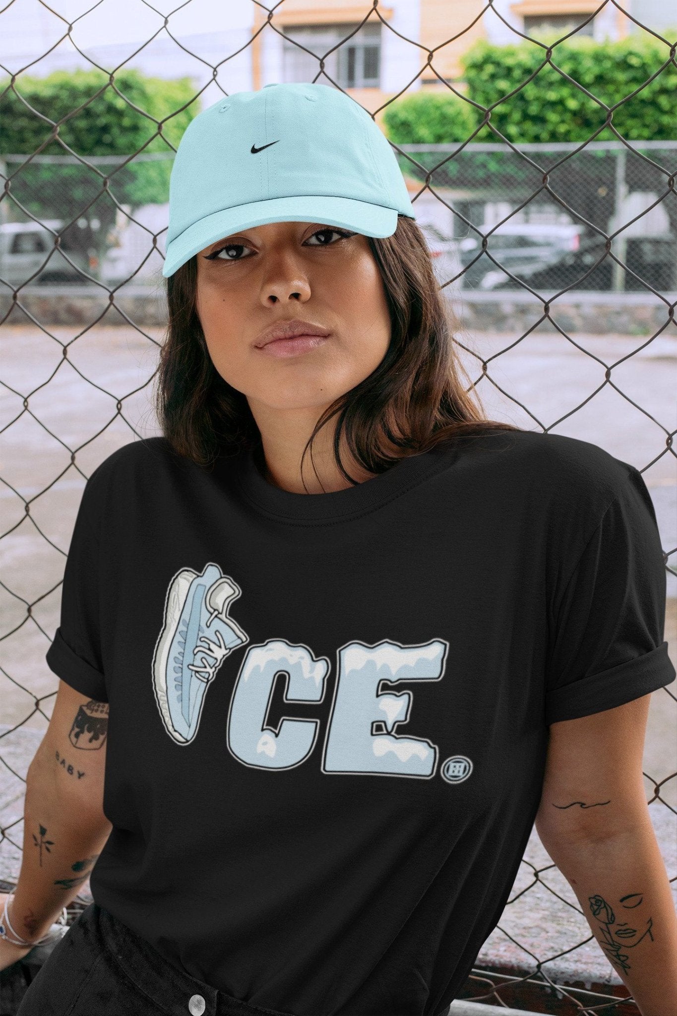 Yeezy 350 Mono Ice Sneaker Match Tees Ice Sneaker Tees Yeezy 350 Mono Ice Sneaker Release Tees Unisex Shirts