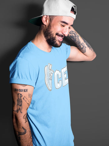 Yeezy 350 Mono Ice Sneaker Match Tees Ice Sneaker Tees Yeezy 350 Mono Ice Sneaker Release Tees Unisex Shirts