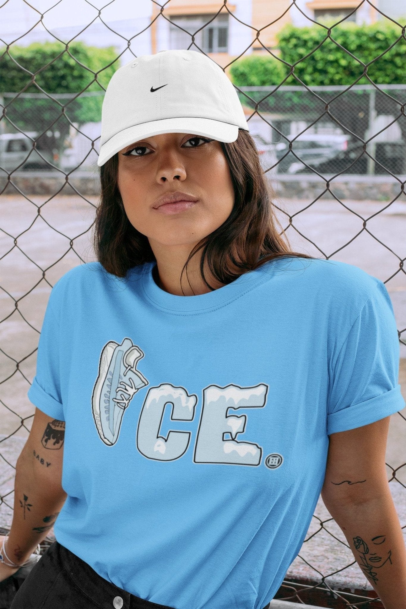 Yeezy 350 Mono Ice Sneaker Match Tees Ice Sneaker Tees Yeezy 350 Mono Ice Sneaker Release Tees Unisex Shirts