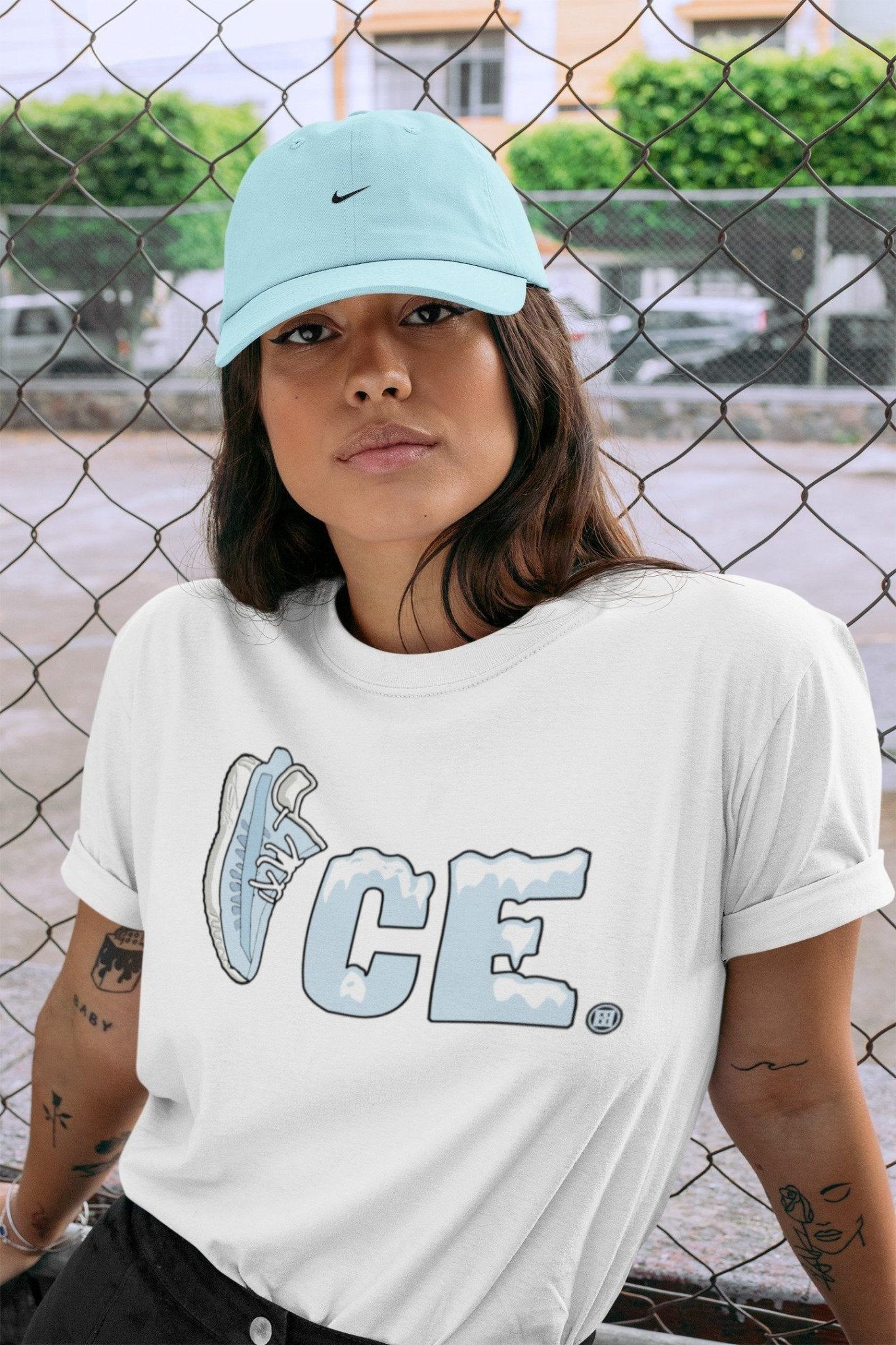 Yeezy 350 Mono Ice Sneaker Match Tees Ice Sneaker Tees Yeezy 350 Mono Ice Sneaker Release Tees Unisex Shirts