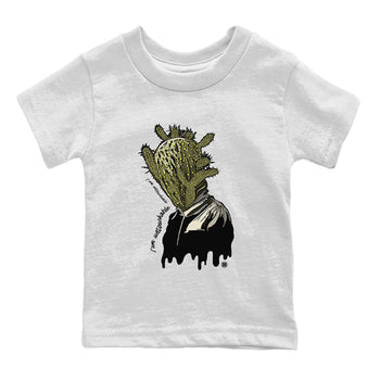 Air Jordan 1 X Travis Scott Golf Olive shirt to match jordans I'm Untouchable sneaker tees Air Jordan 1 Travis Scott Golf SNRT Sneaker Release Tees Baby Toddler White 2 T-Shirt