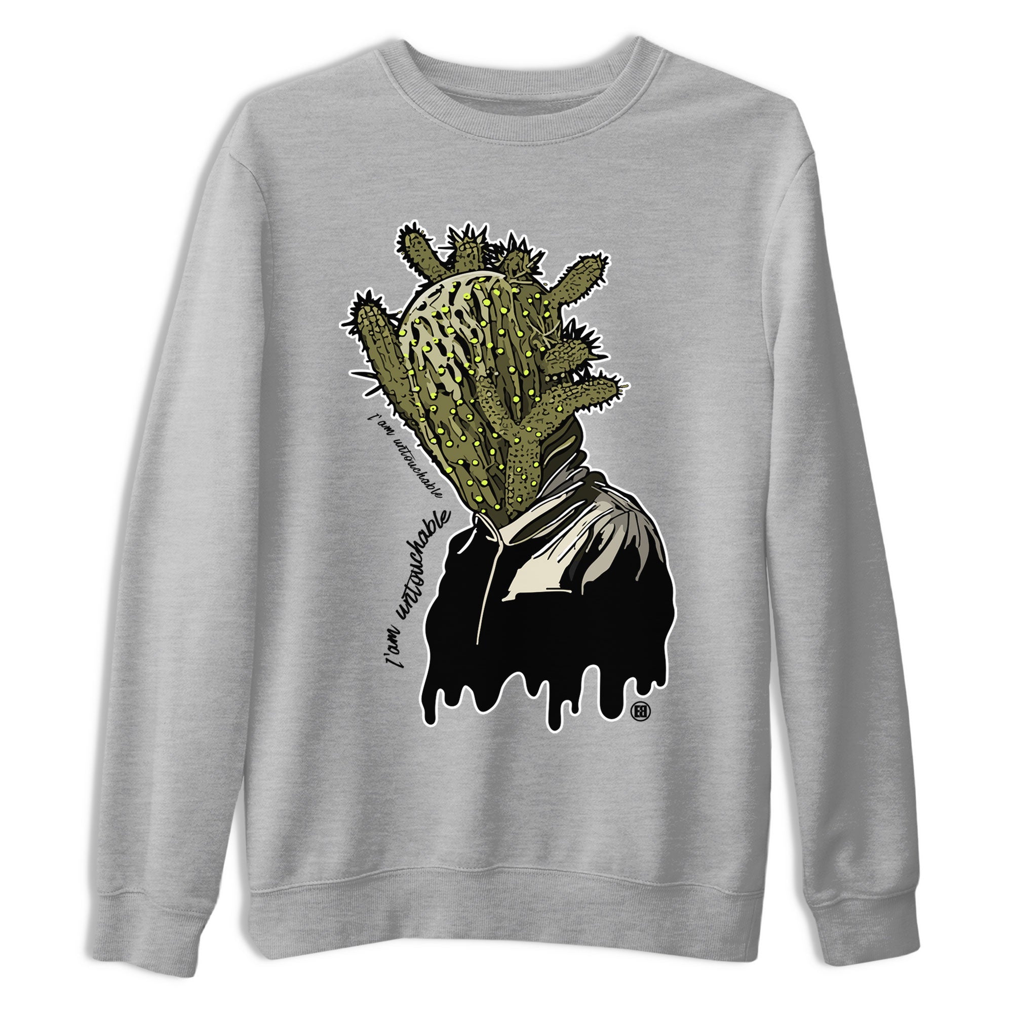 Air Jordan 1 X Travis Scott Golf Olive shirt to match jordans I'm Untouchable sneaker tees Air Jordan 1 Travis Scott Golf SNRT Sneaker Release Tees Unisex Heather Grey 2 T-Shirt