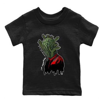 Air Jordan 1 Travis Scott Olive Sneaker Match Tees I'm Untouchable Sneaker Tees Air Jordan 1 x Travis Scott x Olive Sneaker Release Tees Kids Shirts Black 2