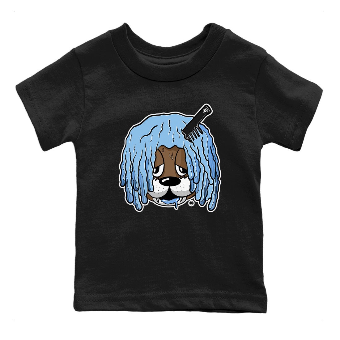 Air Jordan 1 Retro High OG UNC Toe Shirt to match Jordans Impatient Bear Sneaker Tees Air Jordan 1 High OG UNC Toe SNRT Sneaker Release Tees Kids and Baby Tees Black 2