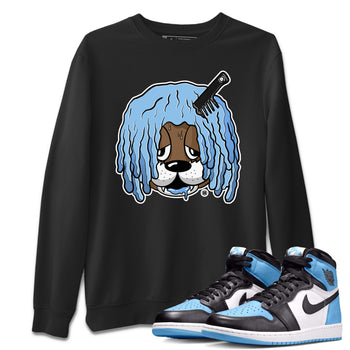 Air Jordan 1 Retro High OG UNC Toe Shirt to match Jordans Impatient Bear Sneaker Tees Air Jordan 1 High OG UNC Toe SNRT Sneaker Release Tees Crew Neck T-Shirts Black 1