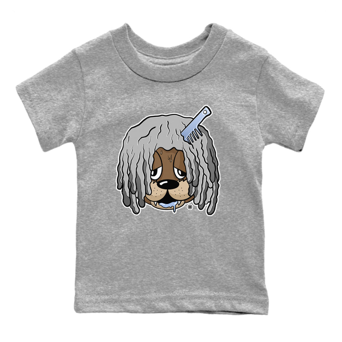Air Jordan 11 White Cement Sneaker Match Tees Impatient Bear Sneaker Tees Air Jordan 11 Retro White Cement Sneaker Release Tees Kids Shirts Heather Grey 2