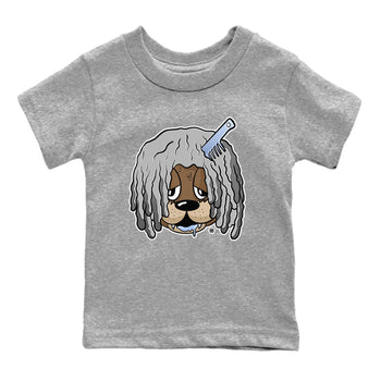 Air Jordan 11 White Cement Sneaker Match Tees Impatient Bear Sneaker Tees Air Jordan 11 Retro White Cement Sneaker Release Tees Kids Shirts Heather Grey 2