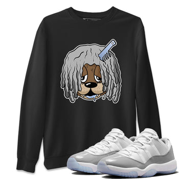 Air Jordan 11 White Cement Sneaker Match Tees Impatient Bear Sneaker Tees Air Jordan 11 Retro White Cement Sneaker Release Tees Unisex Shirts Black 1