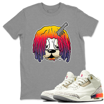 Air Jordan 3 X J Balvin shirt to match jordans Impatient Bear sneaker tees Air Jordan 3 X J Balvin SNRT Sneaker Release Tees LGBT Pride T-Shirt Unisex Heather Grey 1 T-Shirt