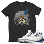 Air Jordan 3 Wizards Sneaker Match Tees Impatient Bear Sneaker Tees Air Jordan 3 Retro Wizards Tees Unisex Shirts Black 1