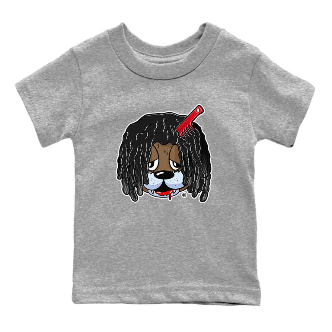 Air Jordan 6 Toro Bravo Sneaker Match Tees Impatient Bear Sneaker Tees Air Jordan 6 Toro Tees Kids Shirts Heather Grey 2