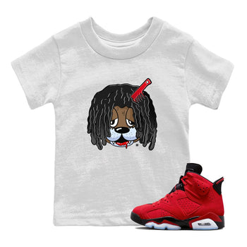 Air Jordan 6 Toro Bravo Sneaker Match Tees Impatient Bear Sneaker Tees Air Jordan 6 Toro Tees Kids Shirts White 1