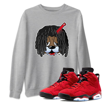 Air Jordan 6 Toro Bravo Sneaker Match Tees Impatient Bear Sneaker Tees Air Jordan 6 Toro Tees Unisex Shirts Heather Grey 1
