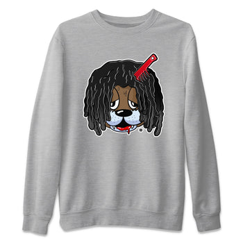 Air Jordan 6 Toro Bravo Sneaker Match Tees Impatient Bear Sneaker Tees Air Jordan 6 Toro Tees Unisex Shirts Heather Grey 2