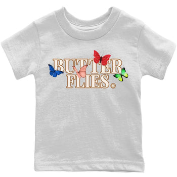 Jordan 4 Wild Things Sneaker Match Tees Butterflies Sneaker Tees Jordan 4 Wild Things Sneaker Release Tees Kids Shirts