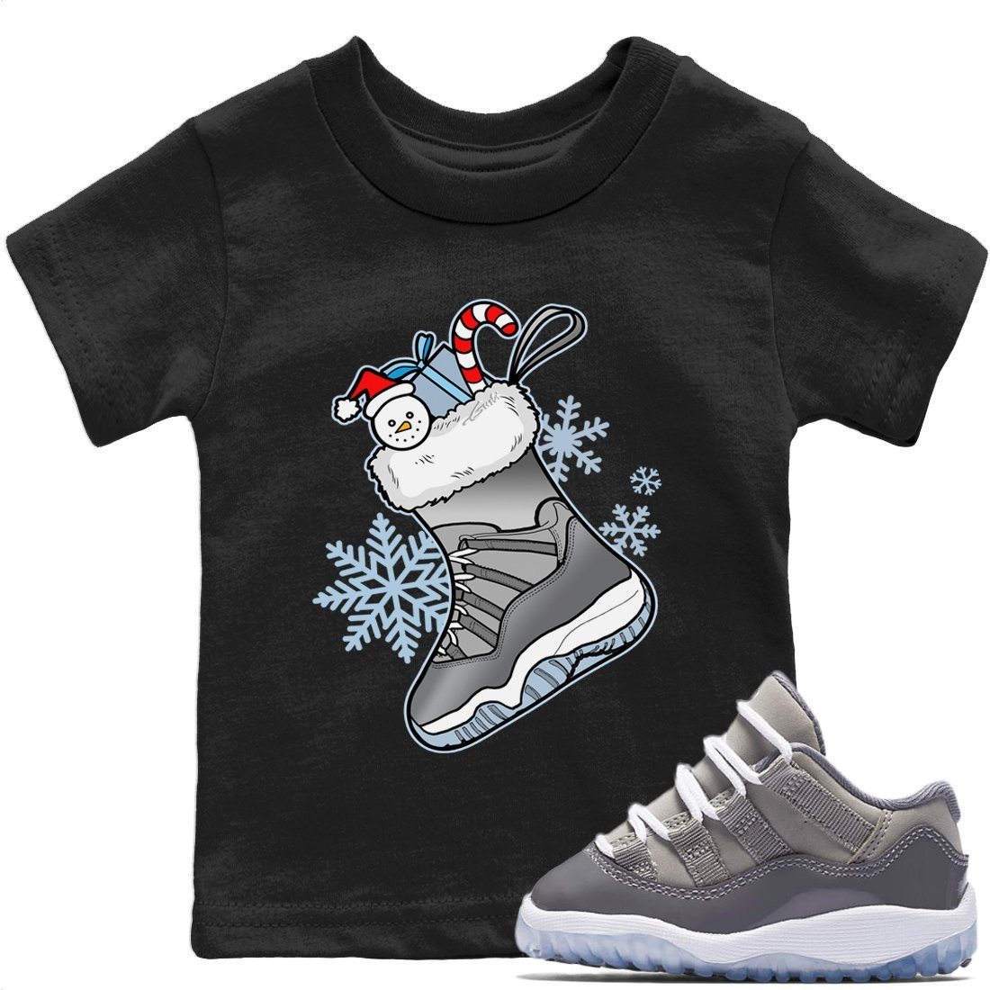 Jordan 11 Cool Grey Sneaker Match Tees Sneaker Stocking Sneaker Tees Jordan 11 Cool Grey Sneaker Release Tees Kids Shirts