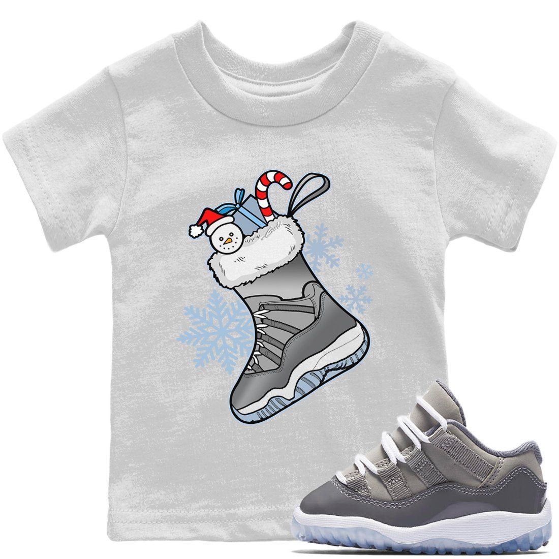 Jordan 11 Cool Grey Sneaker Match Tees Sneaker Stocking Sneaker Tees Jordan 11 Cool Grey Sneaker Release Tees Kids Shirts