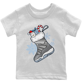 Jordan 11 Cool Grey Sneaker Match Tees Sneaker Stocking Sneaker Tees Jordan 11 Cool Grey Sneaker Release Tees Kids Shirts