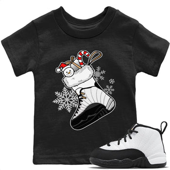Jordan 12 Royalty Sneaker Match Tees Sneaker Stocking Sneaker Tees Jordan 12 Royalty Sneaker Release Tees Kids Shirts