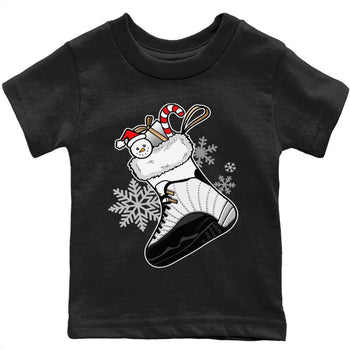 Jordan 12 Royalty Sneaker Match Tees Sneaker Stocking Sneaker Tees Jordan 12 Royalty Sneaker Release Tees Kids Shirts