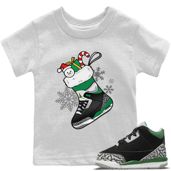 Jordan 3 Pine Green Sneaker Match Tees Sneaker Stocking Sneaker Tees Jordan 3 Pine Green Sneaker Release Tees Kids Shirts