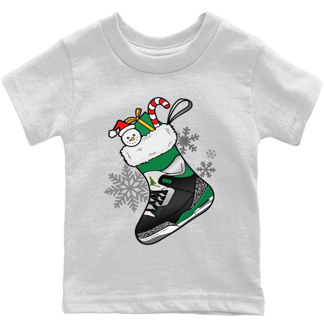 Jordan 3 Pine Green Sneaker Match Tees Sneaker Stocking Sneaker Tees Jordan 3 Pine Green Sneaker Release Tees Kids Shirts