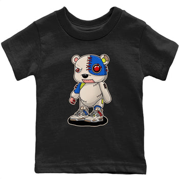 Jordan 4 Wild Things Sneaker Match Tees Cyborg Bear Sneaker Tees Jordan 4 Wild Things Sneaker Release Tees Kids Shirts