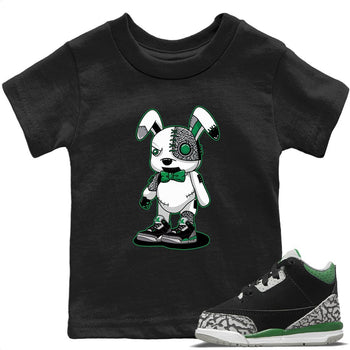 Jordan 3 Pine Green Sneaker Match Tees Cyborg Bunny Sneaker Tees Jordan 3 Pine Green Sneaker Release Tees Kids Shirts