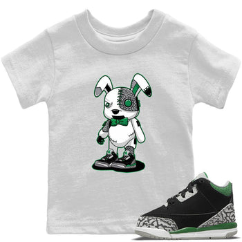 Jordan 3 Pine Green Sneaker Match Tees Cyborg Bunny Sneaker Tees Jordan 3 Pine Green Sneaker Release Tees Kids Shirts