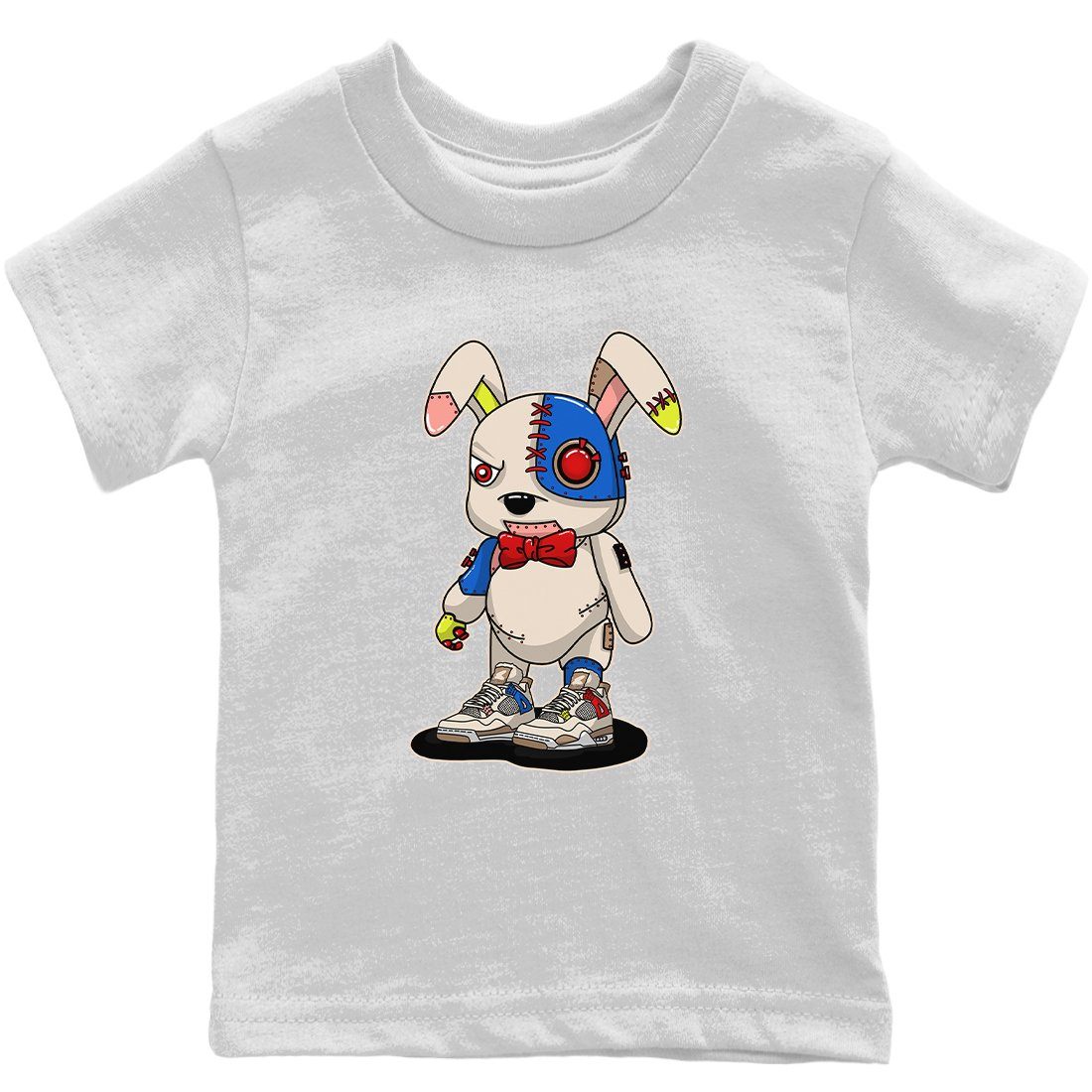 Jordan 4 Wild Things Sneaker Match Tees Cyborg Bunny Sneaker Tees Jordan 4 Wild Things Sneaker Release Tees Kids Shirts