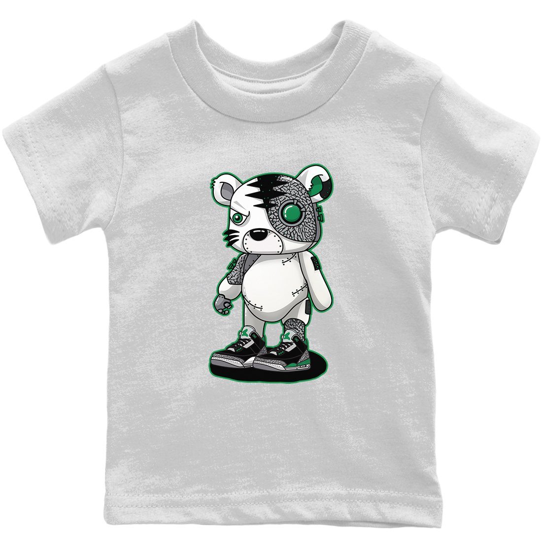 Jordan 3 Pine Green Sneaker Match Tees Cyborg Tiger Sneaker Tees Jordan 3 Pine Green Sneaker Release Tees Kids Shirts