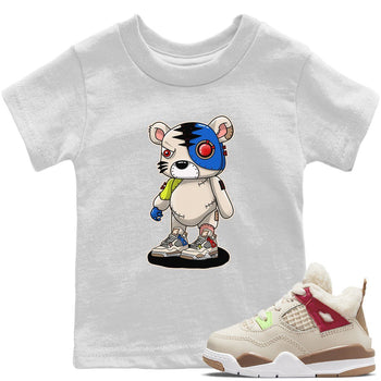 Jordan 4 Wild Things Sneaker Match Tees Cyborg Tiger Sneaker Tees Jordan 4 Wild Things Sneaker Release Tees Kids Shirts