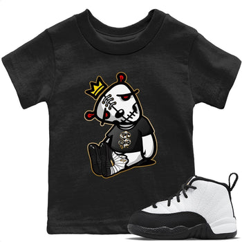 Jordan 12 Royalty Sneaker Match Tees Dead Dolls Sneaker Tees Jordan 12 Royalty Sneaker Release Tees Kids Shirts