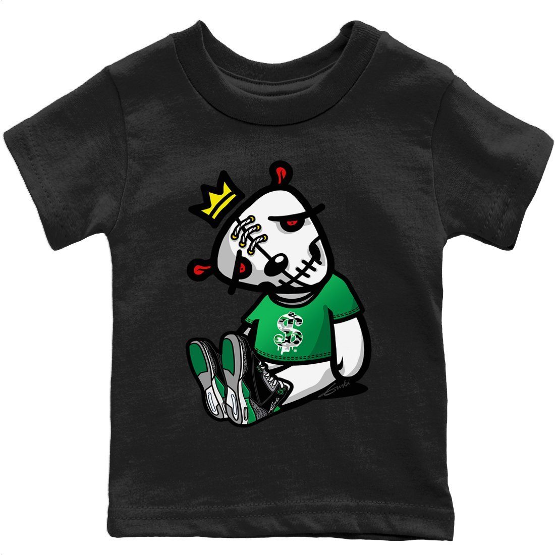 Jordan 3 Pine Green Sneaker Match Tees Dead Dolls Sneaker Tees Jordan 3 Pine Green Sneaker Release Tees Kids Shirts