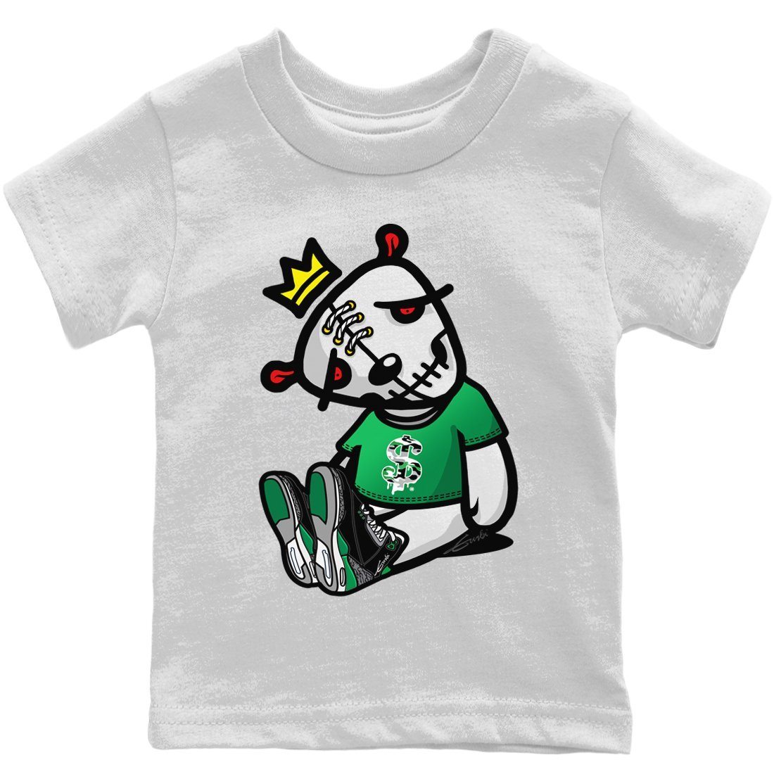 Jordan 3 Pine Green Sneaker Match Tees Dead Dolls Sneaker Tees Jordan 3 Pine Green Sneaker Release Tees Kids Shirts