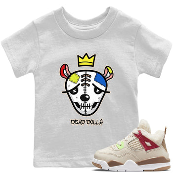 Jordan 4 Wild Things Sneaker Match Tees Dead Dolls Face Sneaker Tees Jordan 4 Wild Things Sneaker Release Tees Kids Shirts