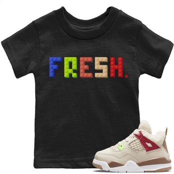 Jordan 4 Wild Things Sneaker Match Tees Fresh Sneaker Tees Jordan 4 Wild Things Sneaker Release Tees Kids Shirts