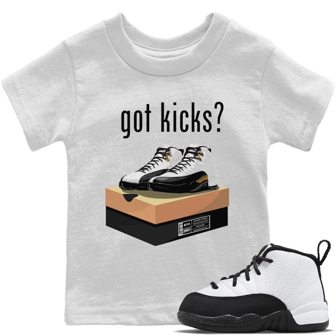 Jordan 12 Royalty Sneaker Match Tees Got Kicks Sneaker Tees Jordan 12 Royalty Sneaker Release Tees Kids Shirts