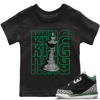 Jordan 3 Pine Green Sneaker Match Tees King Sneaker Tees Jordan 3 Pine Green Sneaker Release Tees Kids Shirts