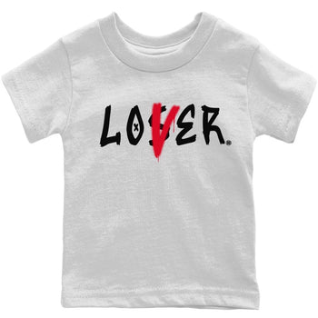 Jordan 4 Red Thunder Sneaker Match Tees Loser Lover Sneaker Tees Jordan 4 Red Thunder Sneaker Release Tees Kids Shirts
