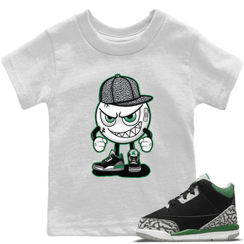 Jordan 3 Pine Green Sneaker Match Tees Mischief Emoji Sneaker Tees Jordan 3 Pine Green Sneaker Release Tees Kids Shirts