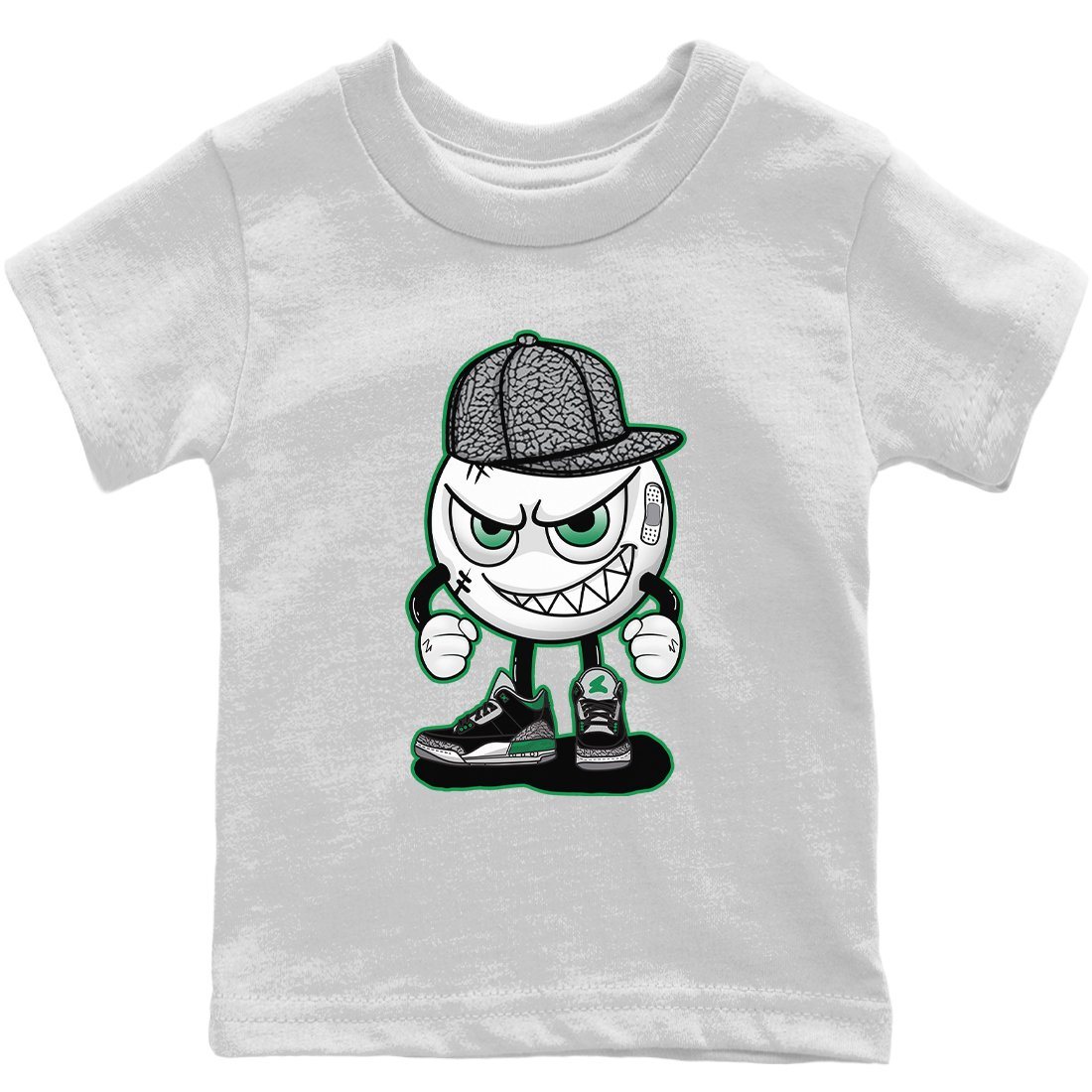Jordan 3 Pine Green Sneaker Match Tees Mischief Emoji Sneaker Tees Jordan 3 Pine Green Sneaker Release Tees Kids Shirts