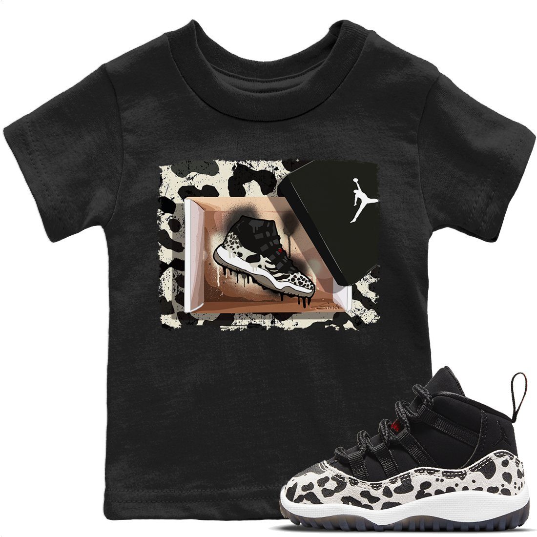 Jordan 11 Animal Instinct Sneaker Match Tees New Kicks Sneaker Tees Jordan 11 Animal Instinct Sneaker Release Tees Kids Shirts