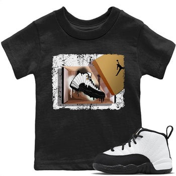 Jordan 12 Royalty Sneaker Match Tees New Kicks Sneaker Tees Jordan 12 Royalty Sneaker Release Tees Kids Shirts